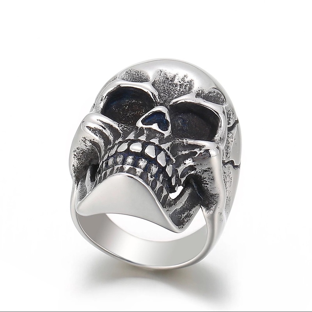 Stainless Steel Skull Ring